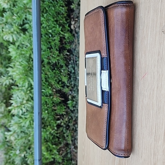 L.A.M.B. Brown Black and White Wallets with Structured Design - Picture 6 of 14